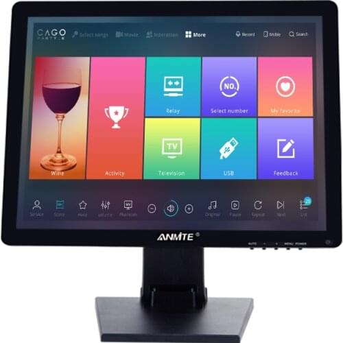 Anmite 19" New Lcd Desktop Touch Screen Display Resistance Touch Display Screen Led Monitor Resistive Touch Screen 1280 X 1024