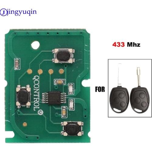 Jingyuqin 3 buttons Car Remote Key for Ford Focus 2 Fiesta Transit Mondeo 433Mhz Control Key Full Key