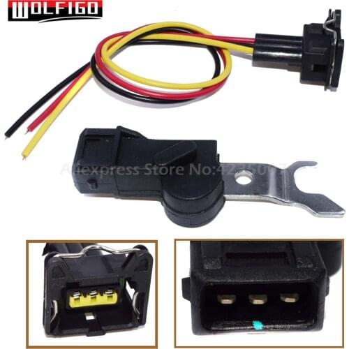 WOLFIGO Crankshaft Position Sensor w/ or w/o Pigtail For VAUXHALL OPEL ASTRA F CALIBRA A OMEGA B VECTRA B 90458252, 5WK90551Z