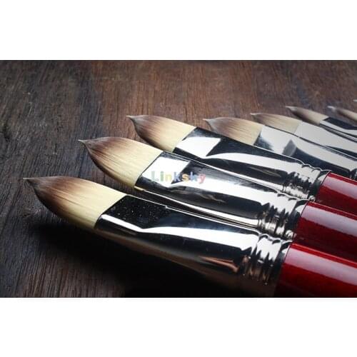 Escoda 3060 series,Cat Tongue Shaped, Oil Painting Brush Acrylic brush,High Elastic Nylon Hair,ideal tool for painting on canvas