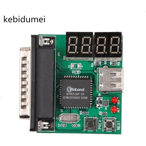 Kebidumei Computer Diagnostic Card PCI PC Diagnostic Adapter Card USB Post Card Motherboard Analyzer Tester for Notebook Laptop