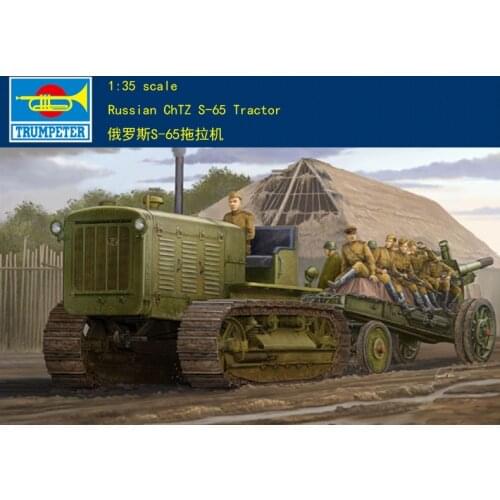 Trumpeter Model Kit 05538 1/35 Russian ChTZ S-65 Tractor model