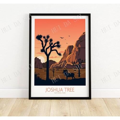 Joshua Tree Wall Art | National Park Poster | Wall Art | Travel Poster | Home Decor Gift