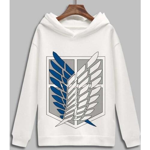 Attack on Titan Cosplay Hoodie Scout Regiment Erwin Smith Print Fleece Sweatshirt Hoodies Pullover Top Clothes Hoody Costume