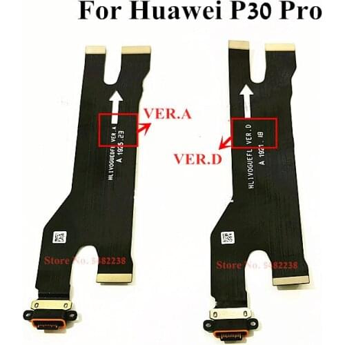 Original Charger Plug Connector For Huawei P30 Pro USB Charging Port Dock Motherboard Data transfer Ribbon Flex cable For P30Pro