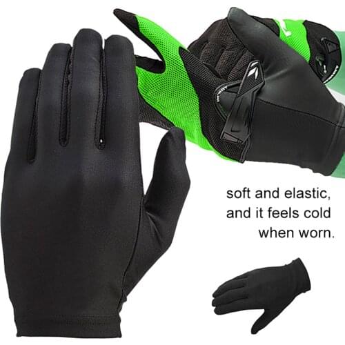 Motorcycle Cycling Glove Liner Quick Drying Glove Liner Full Finge For Riding In Summer Outdoor Non-Slip MTB Bike Bike Man Woman