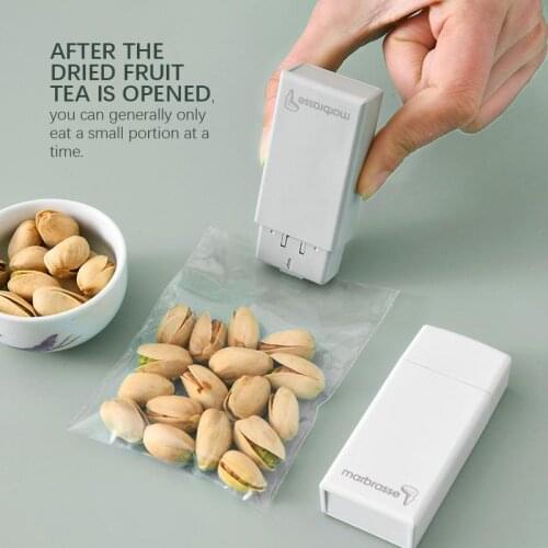 Portable Sealing Household Machine Portable Mini Heat Sealer Snacks Vacuum Packaging Household Sealing Machine Food Bag Clip Sav