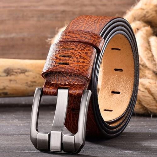 New belt male leather belt men strap male genuine leather luxury pin buckle belts for men belt Cummerbunds ceinture homme