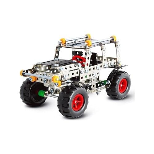 Assemble Metal Screws And Nuts Puzzle Blocks Maximus Toy Car Manually Disassemble And Assemble The Alloy Model For Ages 7-8