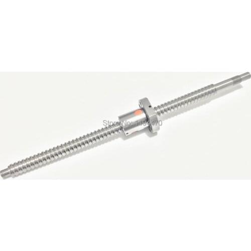 1pcs Ball Screw SFU1605 RM1605 1605 L 250mm Rolled Ballscrew BK/BF12 End Machined with 1pcs Single Ballnut for CNC