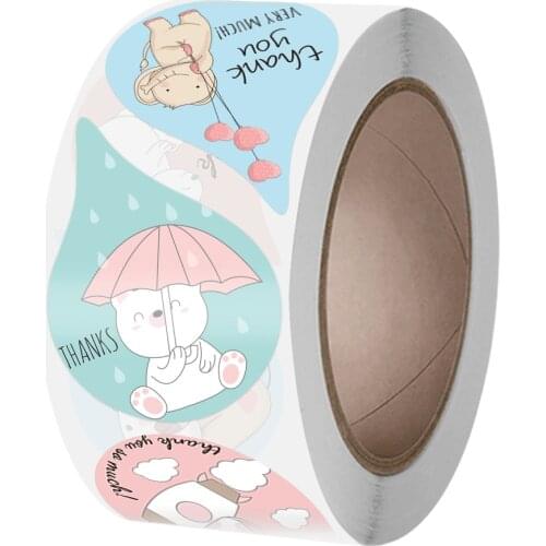 The latest water drop children reward sticker inspirational sticker cute animal label reward sticker encouragement sticker eight