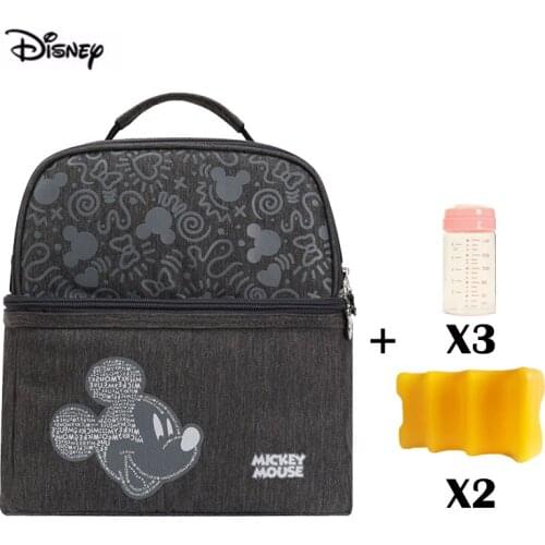 High Disney Insulated Keep Warm Feeding Nursing Bottle Bag Keep Fruits Cool Diaper Bag Portable Mother Baby Bag For Mom