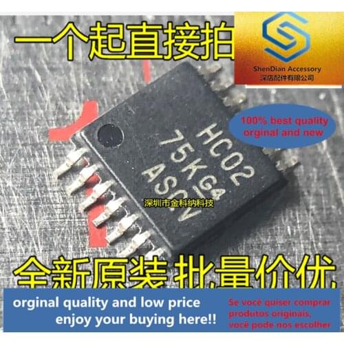 10pcs only orginal new SN74HC02PWR Printing silk HC02 TSSOP-14 Logic IC SMD pin chip best item