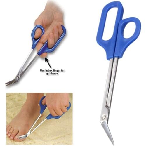 20cm Toe Nail Toenail Scissor Long Reach Easy Grip Pedicure Trim Chiropody Clipper Manicure Trimmer Stainless Steel Cutter