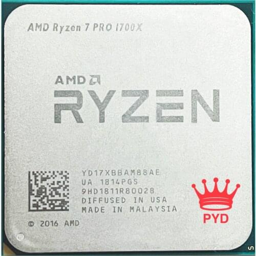 AMD Ryzen 7 pro 1700X R7 pro 1700X 3.4 GHz Eight-Core CPU Processor YD17XBBAM88AE Socket AM4