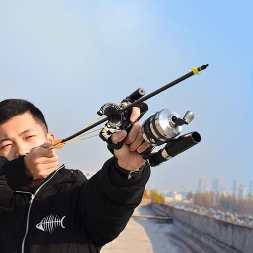 High Speed and Powerful Hunting Laser Arrow Shooting Slingshot Professional Fish Shooting Toy with Arrow Slingshots