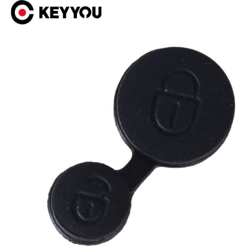 KEYYOU Replacement 2 Buttons Button Pad For Citroen Key Shell Cover Case Fob Key Pad For Citroen Saxo Xsara Picasso Elysee