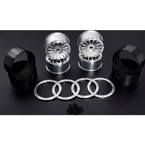 Rovan F5 4WD ON ROAD MCD XS5 1/5 on road tire spare parts wheels kit alloy rim alloy beadlock 89053