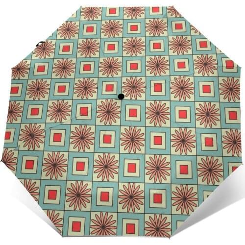 Wind Resistant Folding Automatic Umbrella Women Auto Ancient Egyptian Ornament Windproof Umbrellas Rain For Men Parasol