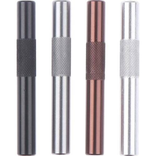 1pcs Sniffer Aluminum Pen Style Snorter Dispenser Metal Sunff Smoke Pipe Accessories