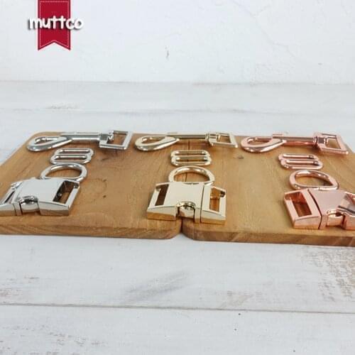 10sets/lot(metal buckle+adjust buckle+D ring+metal dog clasp/set)High quality 25mm metal buckle DIY dog collar accessories