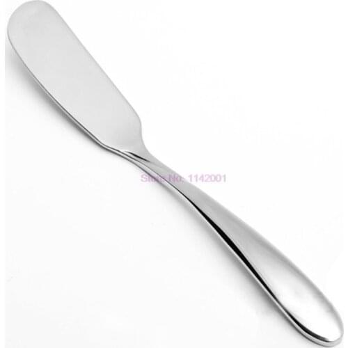 100Pcs/Lot Stainless Cutlery Butter Cheese Dessert Jam Spreader Breakfast Tool Cream Cutter Utensils Cutlery Dessert Tool