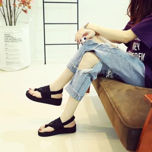 2021 New Bohemian Roman Style Womens Flip Flop For Summer Women Slippers For Womens Mules Platform Female Zapatillas De Mujer