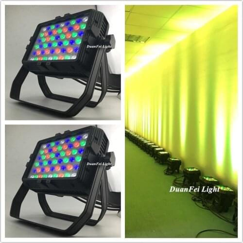 6lot coloured outdoor lighting led city light stage wall washer dmx led rgbw 54x3w led par rgbw ip65