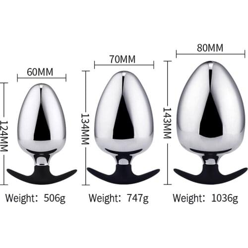 Big anal balls prostate massager anal plug metal butt plug large anal adults sex toys for woman men gay expansion stimulator SM