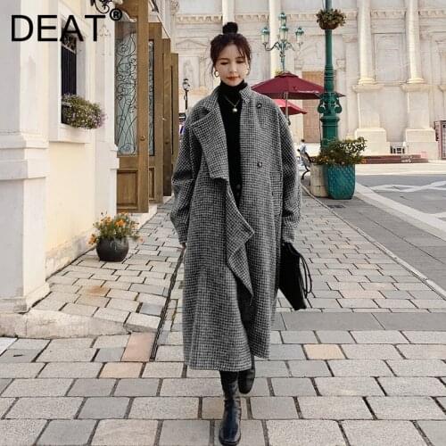 DEAT Womens Long Coats