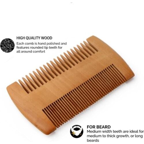 Baby Wooden Brush Newborn Natural Wool Comb Hair Brush Infant Head Massager Portable