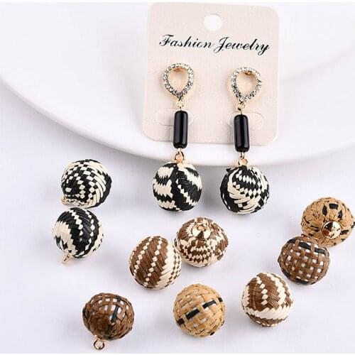 Han Chao Chao woven weave DIY beads earrings earrings, hand accessories accessories, pendant materials