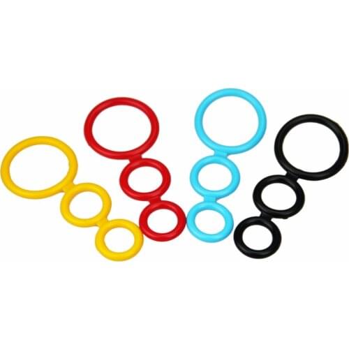 4 colors Silicone Time Delay ejaculation Penis Rings Cock Rings, Adult Products Male Sex Toys lasting