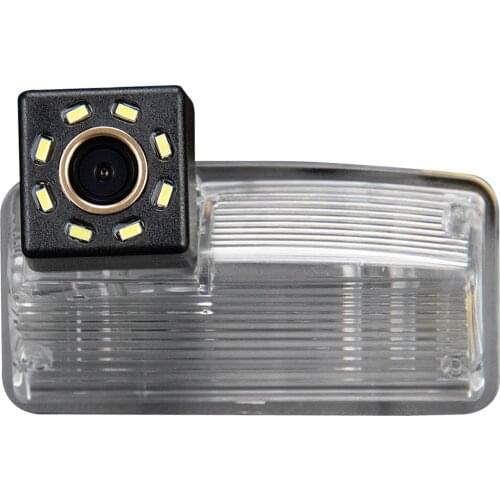 Misayaee Car Rear View Reverse Parking Camera Golden 8 LED for Toyota MARK REZI 2010-2015 Night Vision Waterproof