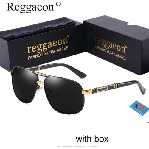 Reggaeon hot classic Brands Polarized Men women Driver Mirror sunglasses Polaroid Lens Rimless sunglasses uv400 Top