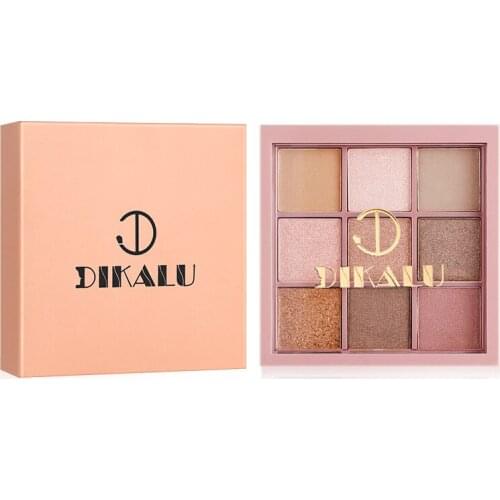 9 colors Shimmer and Shine Eyeshadow Makeup Palette Glitter Matte Eye Shadow Pallete Long lasting Shiny Eye Pigment maquilla