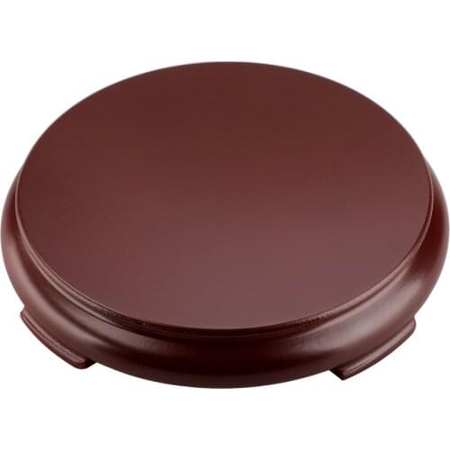 Flowerpot Base Carved Stand Holder Solid Wood Pot Rack Wooden Garden For Vase Home Decoration Display Shelf