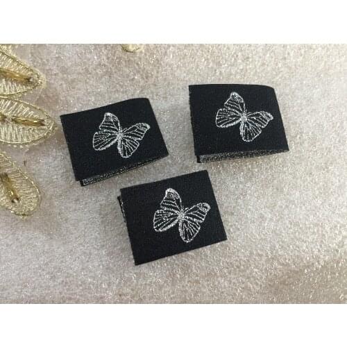 Custom Fashion Wholesale Garment Sewing Apparel Fabric Textile Designer Woven Label Clothing Brand Tag