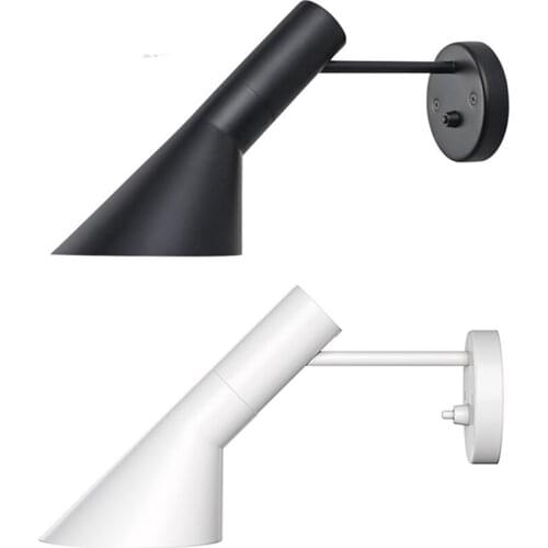 Nordic AJ LED Wall Lamp Iron Living Room Lustre Wall Lights Dining Room Art Bedroom Bedside Modern Lamps Indoor Wall Sconce Lamp