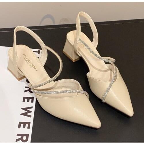Shoes Women Slippers 2021 New Sandals Womens Heel Heel High Heels Sandales Femmes
