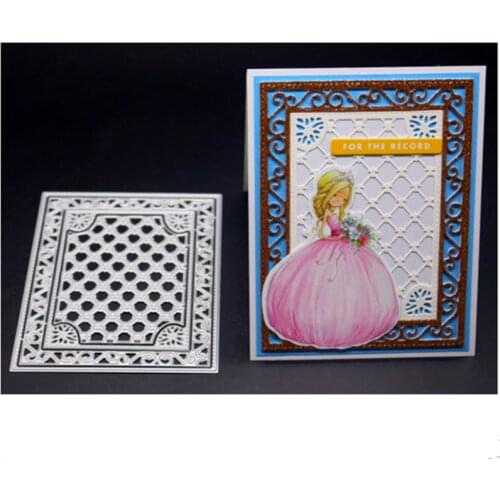 YINISE SCRAPBOOK Metal Cutting Dies For Scrapbooking Stencils BACKGROUND Paper Album Cards Making Embossing Die Cuts Cutter MOLD