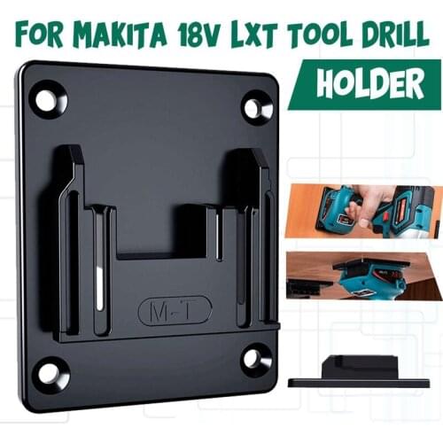 1pcs Electric Tool Holder Wall Mount Power Machine Storage Rack for Makita 14.4-18V LXT Electric Drill Power Tool Base Buckle