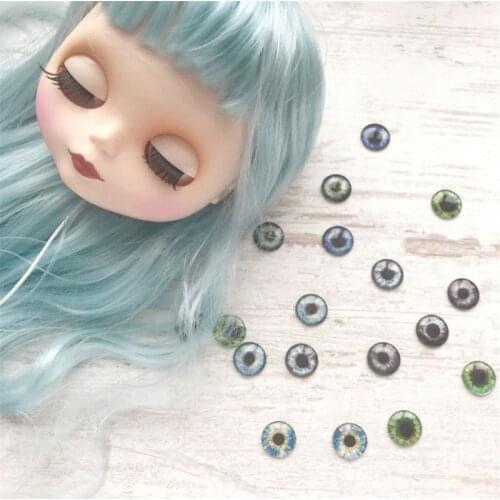100Pcs Doll Glass Eyeballs Accessories Doll Accessories Eye Chips DIY Crafts Toy