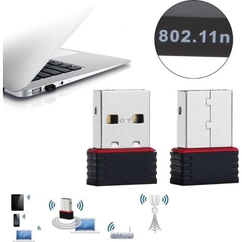 150 Mbps USB 2.0 WiFi Wireless Adapter Network LAN Card