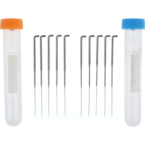 20pcs Thick Medium Fine Needle Practical Felting Needles Pin Tool Wooden Handle Sewing Kit Wool Pins Knitting Orange Blue Bottle