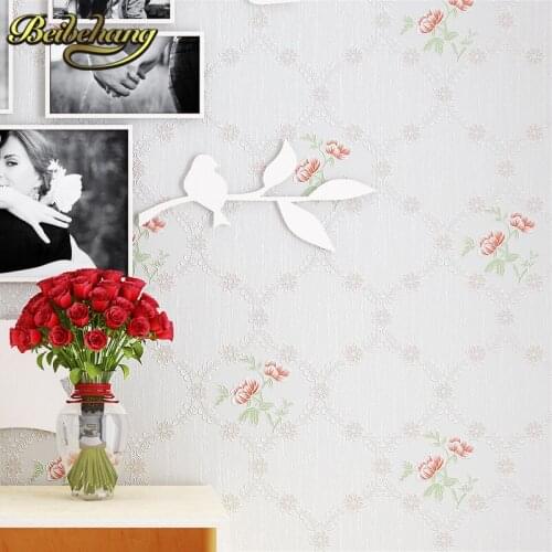Beibehang papel de parede 3D Pastoral flowers wall paper roll wallpaper for living room bedroom TV background 3d wall murals