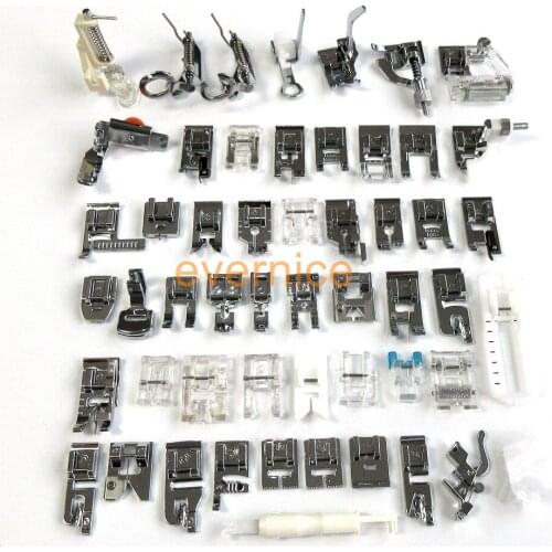 52 Pcs Foot Feet + Plastic Box For Sears Kenmore 158 385 Series 10 1040 12 150