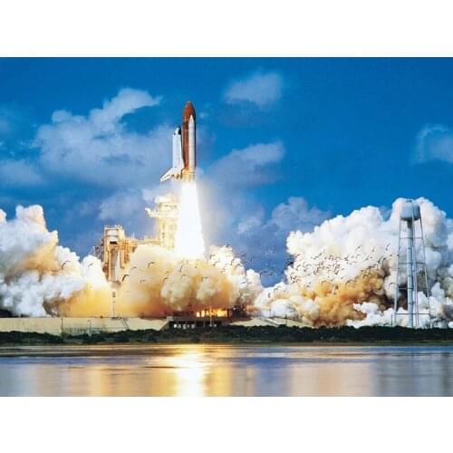 DIY 5D Diamond Painting Cross Stitch Mosaic Launching Rocket 5D Home Decor Diamond Embroidery landscape Kids Gift P762