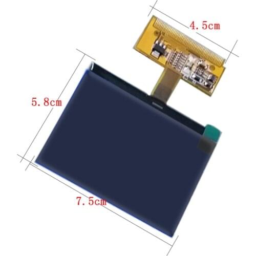 Auto LCD Cluster Dashboard Display Screen For AUDI A3 A4 A6 S3 S4 S6 VW VDO Repair