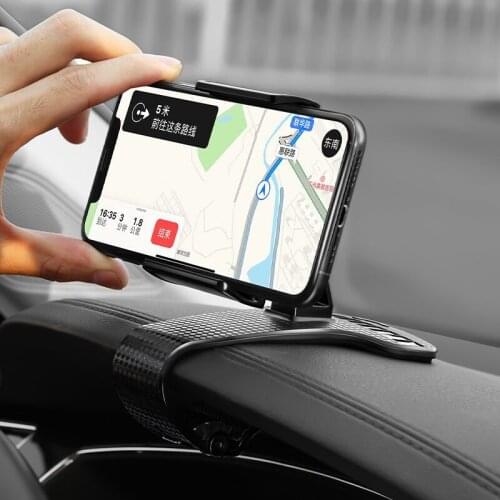Car Phone Holder Universal GPS Navigation Dashboard Mobile Phone Clip HUD Design Navigation Mount in Car Numbers Holder